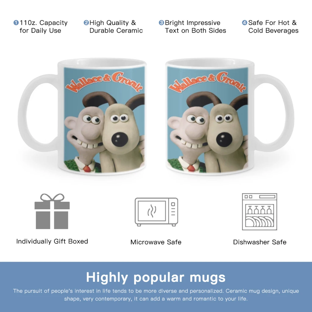 

Cute G-Gromits Free shipping Ceramic Cup Coffee Oatmeal Breakfast Cup Creative Personality Mug