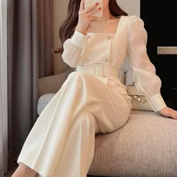 Pant Summer Set of Two Fashion Pieces Luxury Women's Sets Sexy Trouser 2 Piece Outfits 2024 Pants Elegant Blazer Suit F780