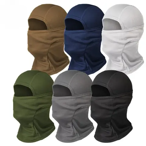 Tactical Balaclava Full Face Mask Quick-dryHiking Cycling Camping Hunting AirsoftHood Cap Bike Head Cover Summer Men Women