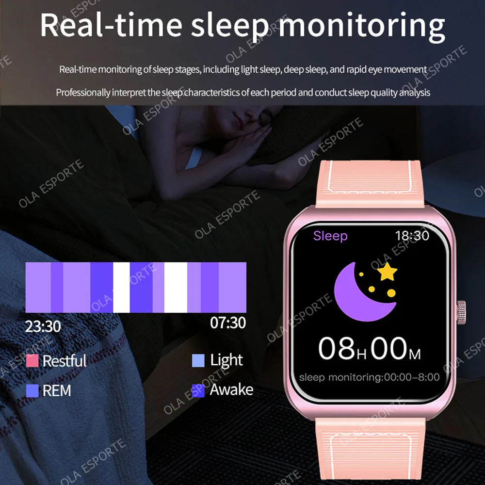 2025 NEW Smart Watch 1.85''Curved Screen BT5.4 Wireless Call Music Control Heart Rate/Sleep Monitoring Remote Camera Smartwatch