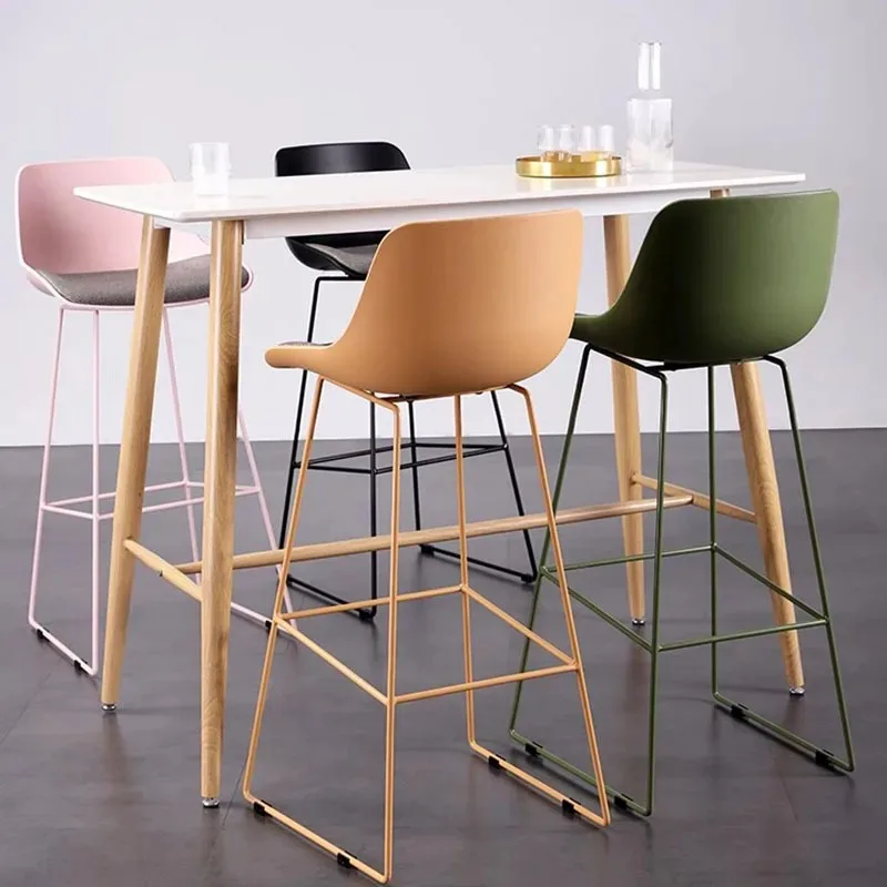 Sedie da bar in stile nordico Sgabello moderno di lusso Seggiolone di lusso di design Cucina Sillas Para Comedor Mobili di lusso