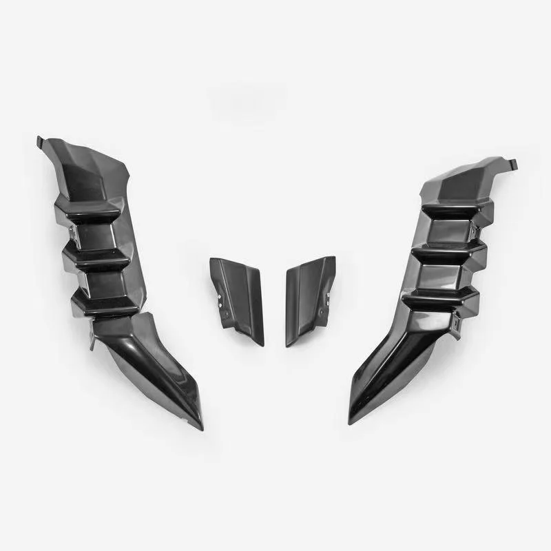 ABS لـ 17-19 سيفيك نوع R FK8 M نوع المصد الأمامي تزيين 2 قطعة/الخلفي تحت المفسد/الشفة الأمامية/الزينة الجانبية #6