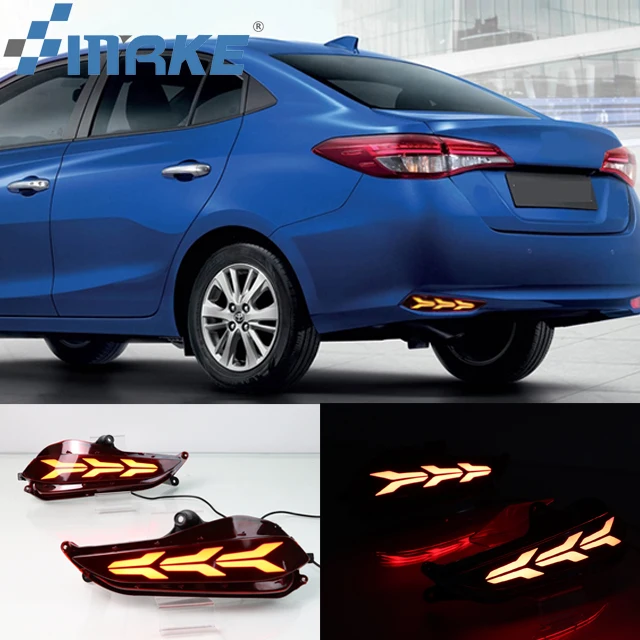 

High Quality Led Rear Reflector for Toyota Vios 2018-2020 Ativ Reflector Bumper Light