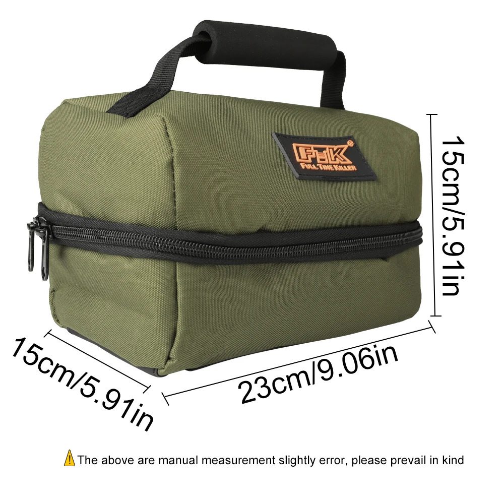 FTK Carp Fishing Bag Oxford Cloth PVC Multi Function Fishing Line Fishing Lure Fishing Tool Bag Tackle Accessories