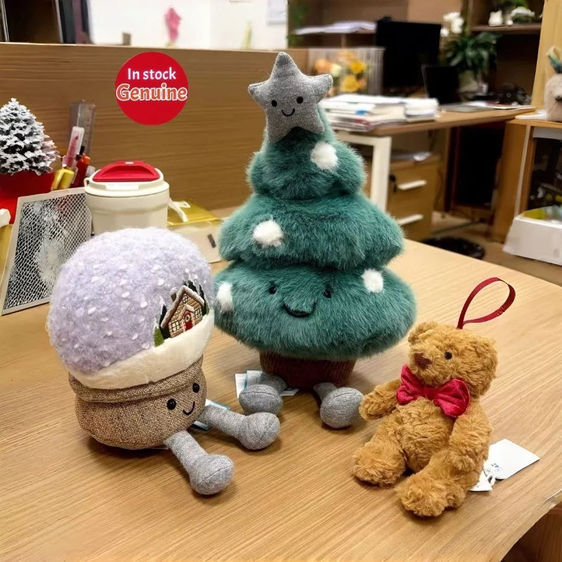 

Authentic Nordic Cloud Shirt Tree Bow Christmas Tree Christmas Wreath Snow Ball Plush Toy Holiday Scene Decoration Surprise Gift