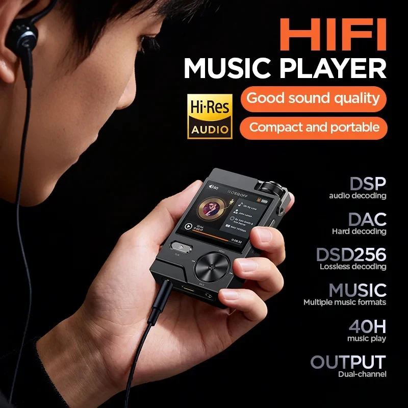 

New Mastering-level HIFI Lossless DSD256 Player High Quality Lossless Audio HiFi MP3 Portable Walkman Portable Walkman