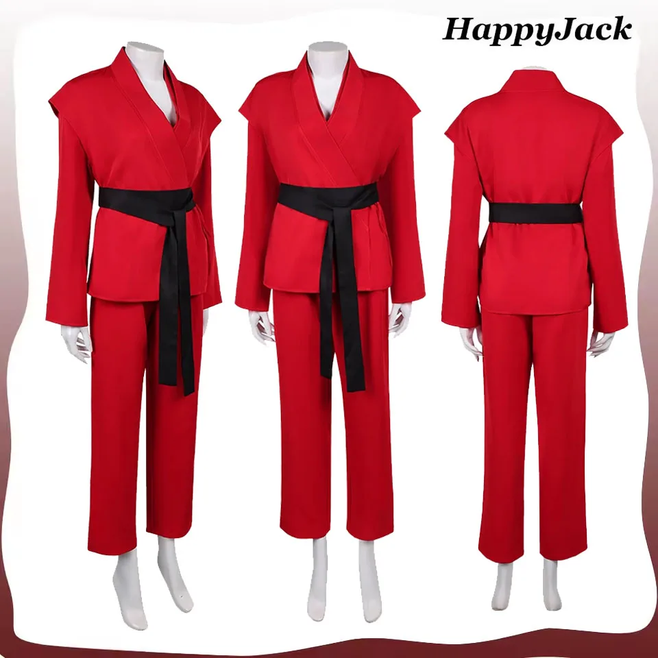 

Rooney Cosplay Costume Red Taekwondo Clothing Outfits 2025 Movie Ballerina Disguise John Roleplay Wick Clothes for Halloween