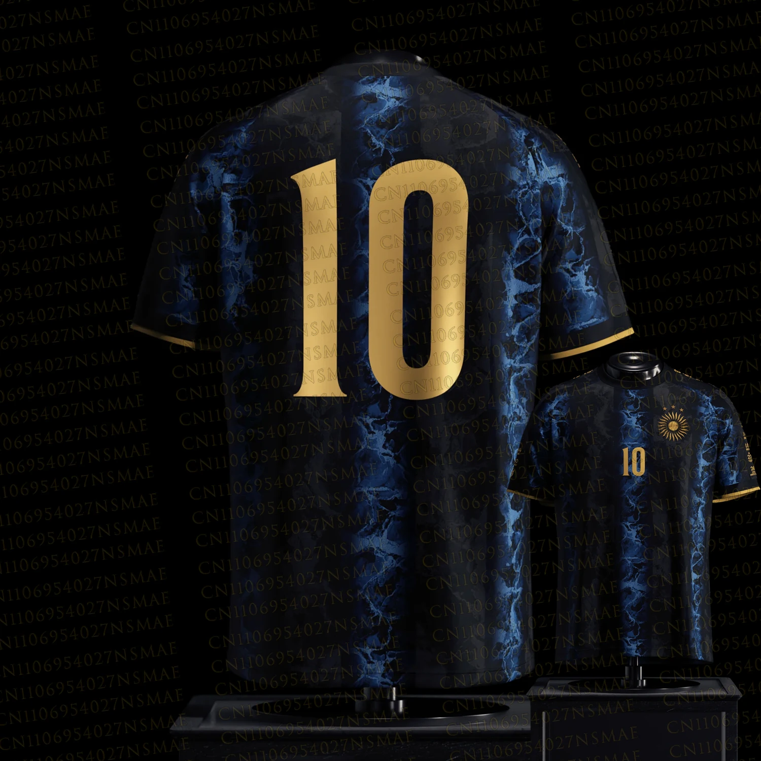 2026 La Pulga Messi Mens Training Soccer Shirt Short Sleeve The Argentinian #10 Breathable Quick-drying Uniform Football Jersey