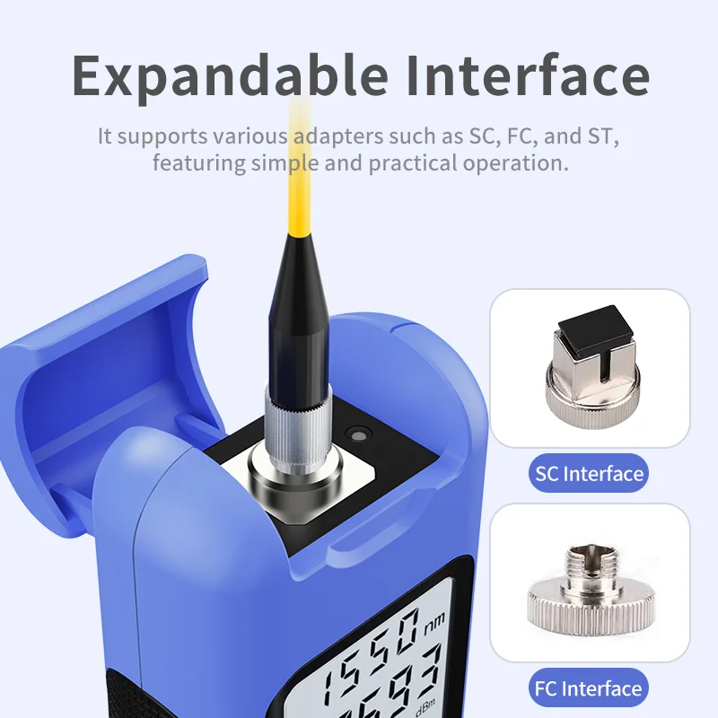 ハンドヘルド 1310/1550nm 光ファイバー L-aser 安定した光源 調整可能な発光値 光ファイバー光源