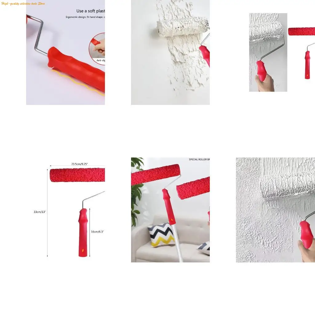 203F Wall Brush Putty Roller Convenient Tool Texture Pattern Roller Wall Brush