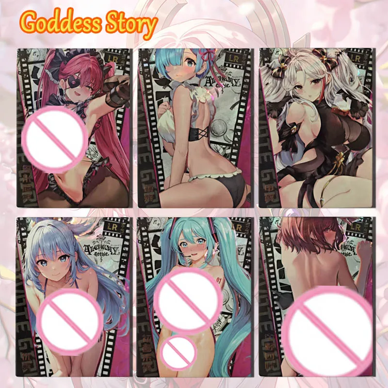 

Goddess Story Private girl LR card Ram Hatsune Miku KMS Prinz Eugen ACG sexy characters boy Toy collection Birthday gifts