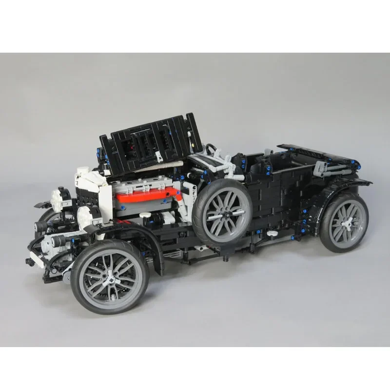 MOC-165049 Classic Black Classic Car Assembly Stitching Building Block Model3085Parts Kids Boy Birthday Building Blocks Toy Gift