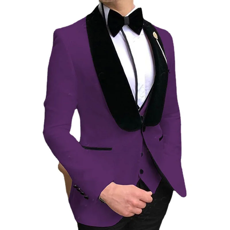 2023 New Business Casual Korean Men\'s Suit Three-piece Wedding Man Dress Costume Homme Blazer Masculino  Suits for Men  Suits