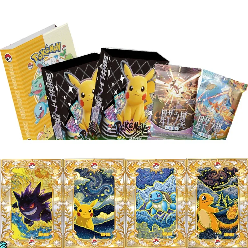 mengka-オリジナルポケモンアニメキャラクター周辺機器コレクションカードゲンガーアルセウスピカチュウ子供のおもちゃホリデーギフト
