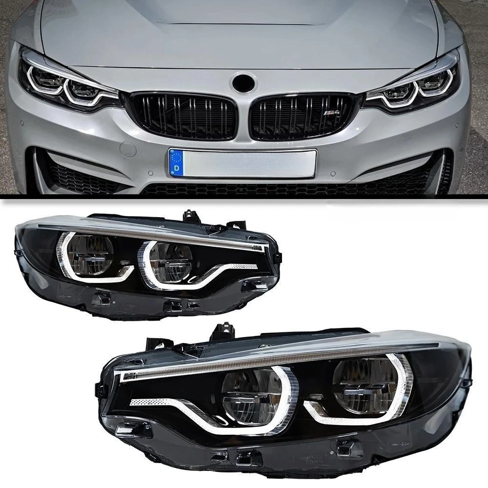 

Car Light For BMW 4 Series F32 F33 F36 M4 Headlights 2013-2019 Style Replacement DRL Daytime Lamps Lighthouse Projector Facelift