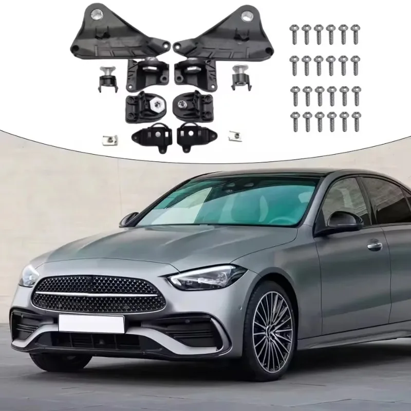 A2068209700 A2068209800 Headlight Bracket Repair Kit with Screws For Mercedes-Benz C-Class W206 C200 C260L 2021 2022 2023 2024
