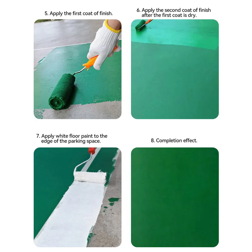 

Противоскользящая краска для пола для коммерческого использования, Золотая шелковая водостойкая эпоксидная краска для пола для пола промышленной мастерской