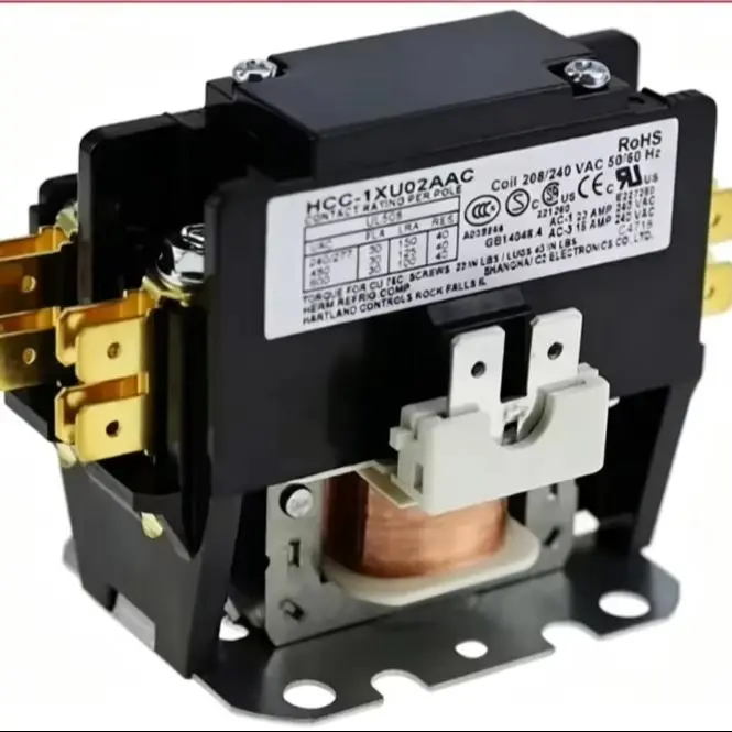 GOOD2026 HCC- XU02AAC 208V-240V 30A Monopole With Bus Bar, AC Contactor