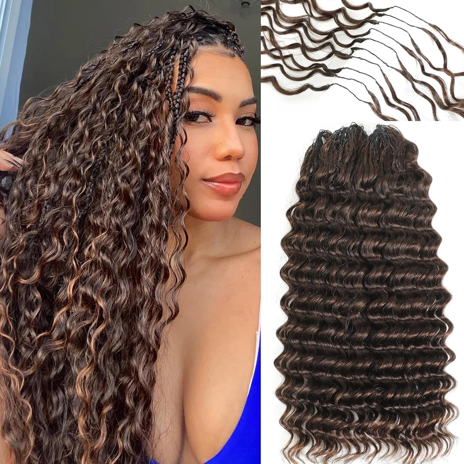 extensioni-per-capelli-14a-water-wave-marrone-cioccolato-birmano-con-piume-100-capelli-umani-pre-separate-senza-nodi-miracle-knots