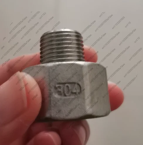 1pc stainless steel inner and outer wire reducing head, inner tooth to outer tooth joint, inner wire 3 4 points