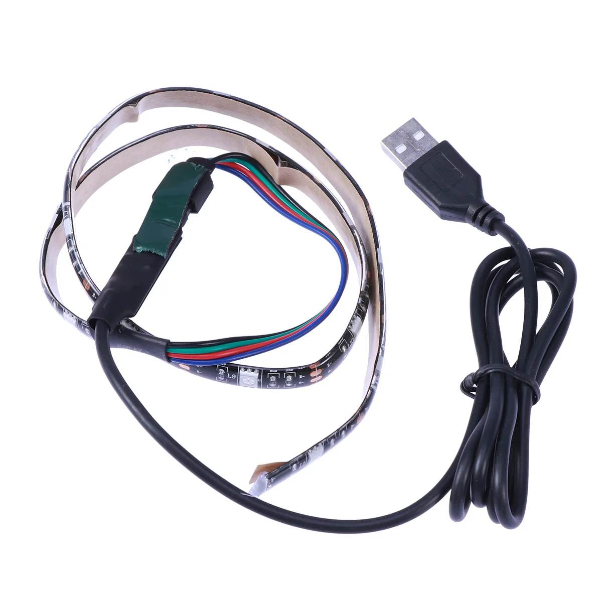 

Flexible Rgb Waterproof LED Rope Light USB Powered 05m 5050 Smd Energy Saving for Computer Bookshelf Outdoor