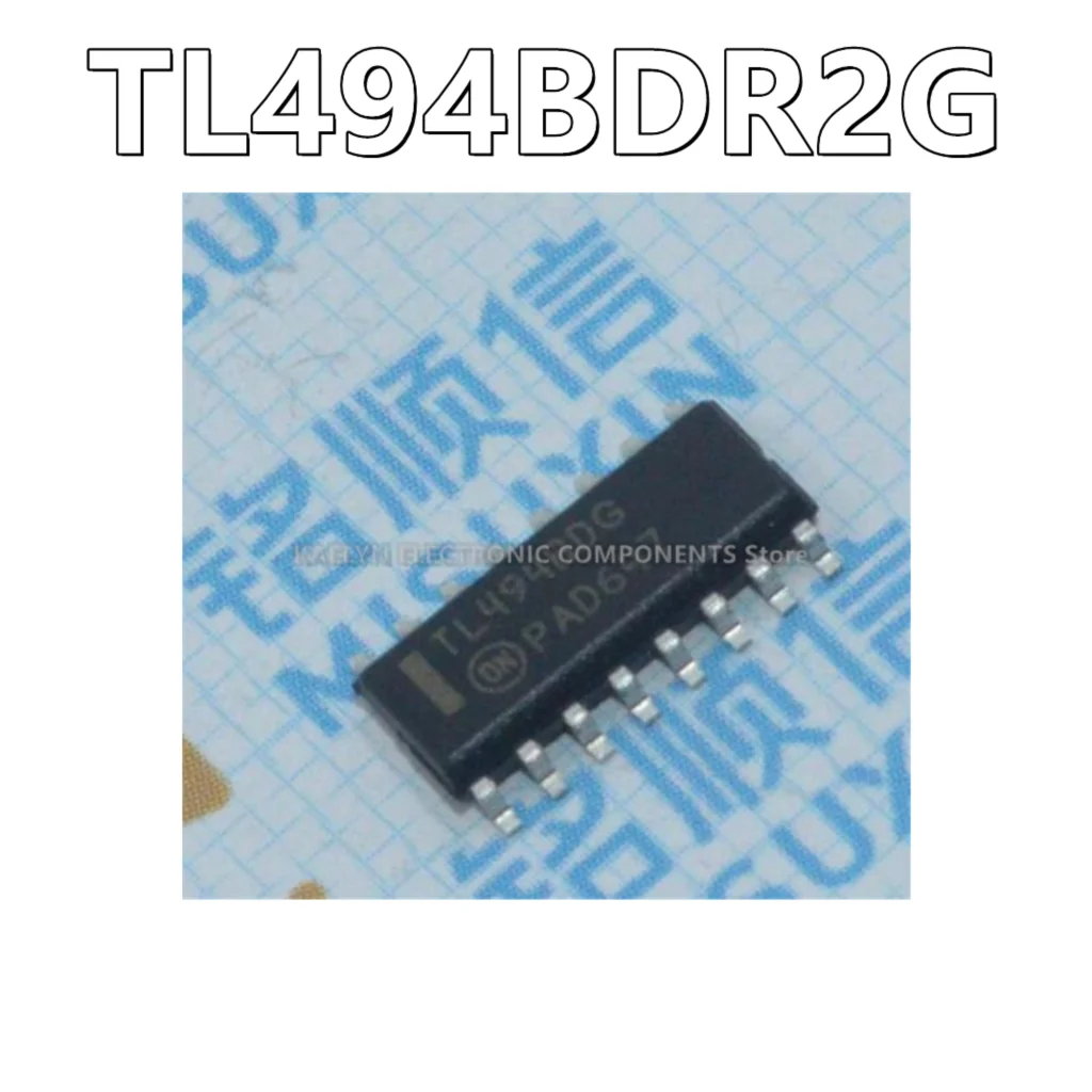 20Pcs/lot TL494BDR2G TL494BDG TL494IDR TL494I Buck, Boost, Flyback, Forward Converter, Full-Bridge, Half-Bridge Push-Pull SOIC16