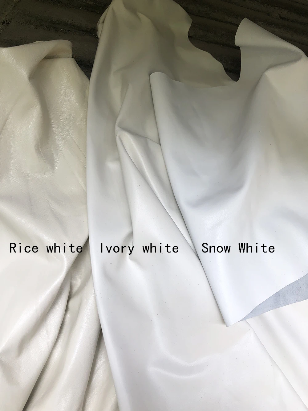 50cm New Genuine Leather White Women\'s High Grade Party Mittens Sheepskin Lady Winter Velvet long Gloves Creamy Ivory Snow White