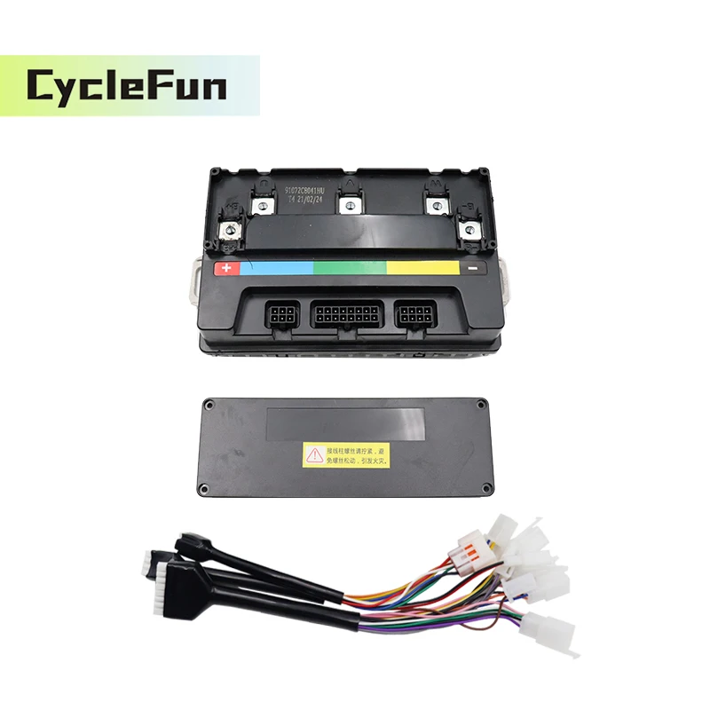 VOTOL EM-50 55A 48V 60V FOC BLDC Sine Wave Controller with T08 Throttle and DKD One-Lin Display For Electric Scooter Motorcycles
