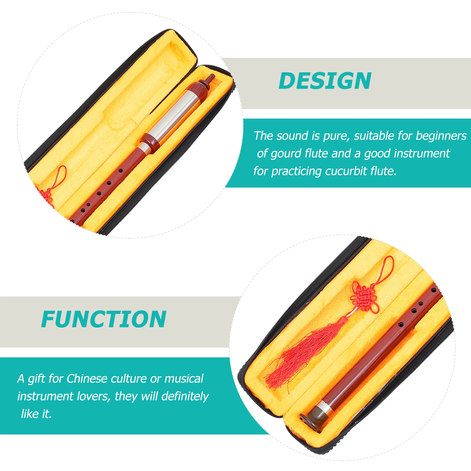 

1 Set Of Premium Resin Bawu Flute, Lightweight Folk Wind Instrument, Durable Sound, Suitable For Ensemble, High-Quality Finish