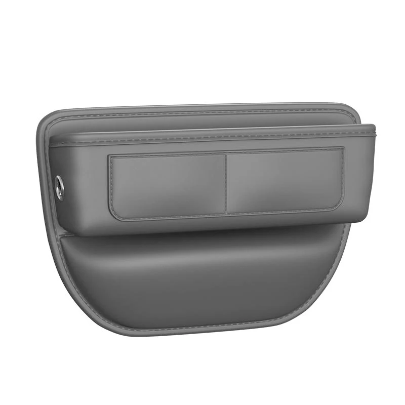 1pc PU Leather Car Seat Crevice Storage Box For VOLVO EX30 2024-Present Waterproof Interior Decoration Auto Accessories