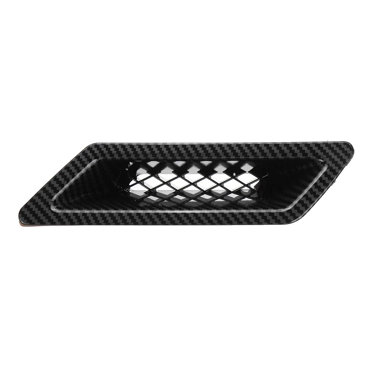 Carbon Fiber Universal Car Front Bumper Hood Vent Air Out Decoration for Honda Civic Audi-A4 B8 Golf BMW-E90 E80 E82