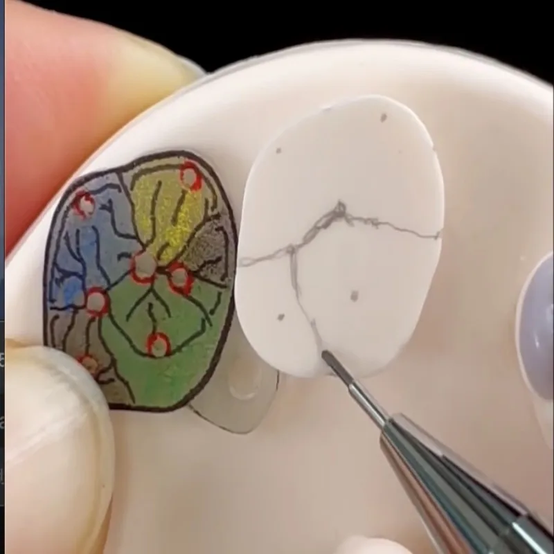 Dental Resin Wax Type Plaster Model Locator Teeth Dental Maxillary Six Form Exercises