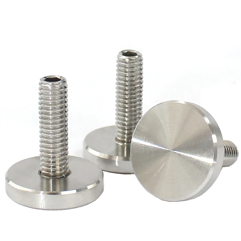 M4/5/6/8/10 Stainless Steel Advertising Nail Acrylic Mirror Glass Decorative Fixed Set Screw Household Hardware Fastener