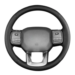 Steering Wheel Braid Anti-Slip Artificial Leather Car Steering Wheel Cover For GWM Haval Dargo 2021-2023 Interior Accessories