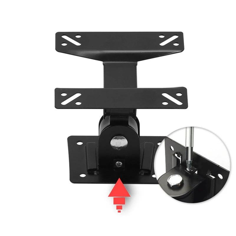 Universal Wall Mount Stand for 15-27inch LCD LED Screen Height Adjustable Monitor Retractable Wall for VESA Tv Bracket