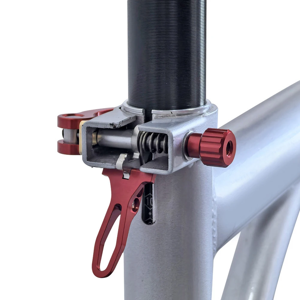 

Quick Detach Tube Clip for Folding Bikes Compatible with For Brompton Crafted from Aluminium Alloy 31 8mm Size