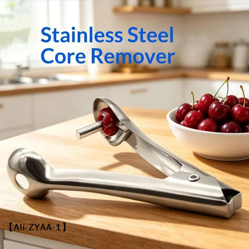 【A】Stainless SteelCherry Pitter Tool With Easy Operation And Long Lasting Rust Resistant Build Perfect For Home