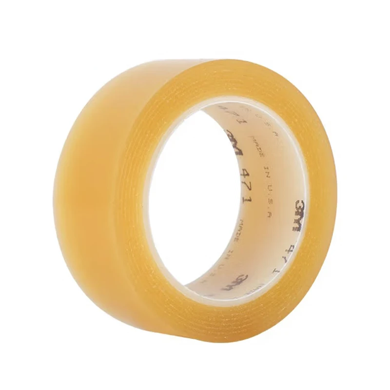 

3M 471, не требующая остатков предупреждающая лента для пола, ПВХ, 5S, маркировка линии, прозрачная защитная лента, прочный клей