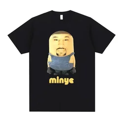 Rapper Kanye West Minye Funny Meme T Shirt Women Hip Hop Vintage Oversized Tshirt Women's Casual Short Sleeve T-shirts Fashion