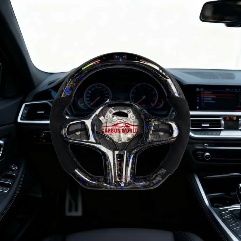 

Suitable for BMW G80 G81 G82 G11G12 G30 G31 G32 G38 G20 G29 G22 G21 Forged Carbon Fiber Custom Sports Steering Wheel