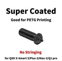 Super Coated QIDI Q1 pro/X-Smart3/X-Plus3/X-Max3 3D Printer Quick-swap Nozzle Print Head Good for PETG Printing