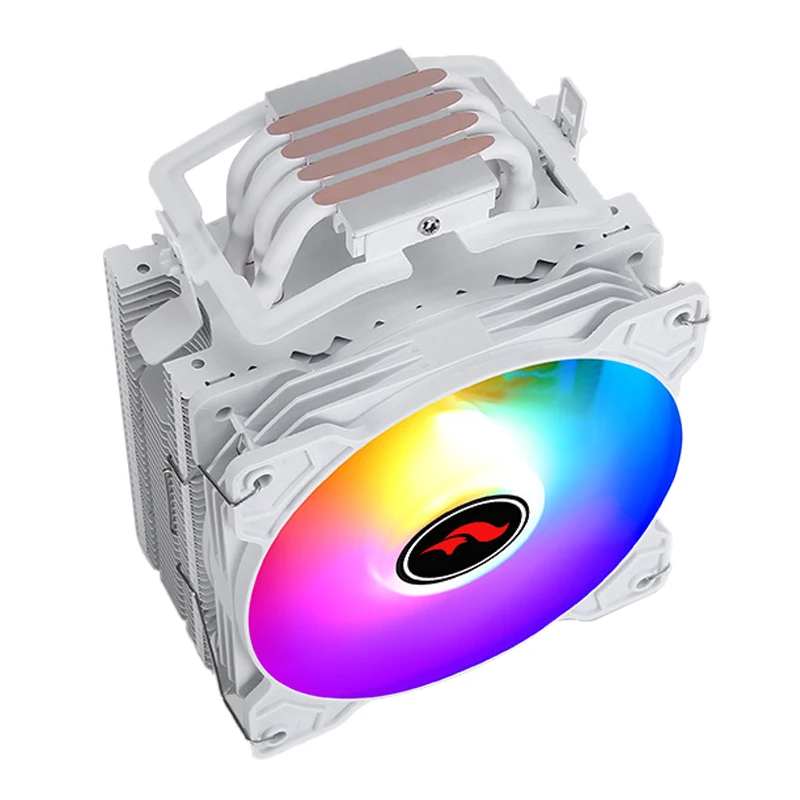 HNHU CPU Cooler 120mm Fan 4Pin/PWM x79 x99 AM3 AM5 AMD Processor 4/6 Heat Pipe Air-Cooled Installing LGA2011 2066 115x 1200 1700