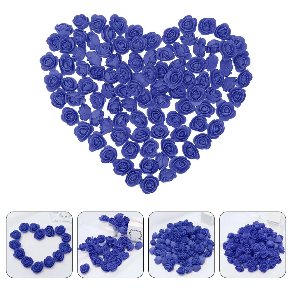 

50Pcs Faux Artificial Rose Flower Heads Foam DIY Wedding Party Decoration Craft Flowers Artificial Flower Heads