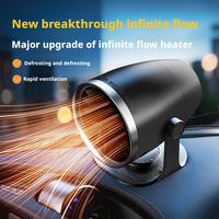 3-in-1 Car Heater 12V/24V 120W Adjustable Auto Heater Fan Car Vehicle Dashboard Cooling Fan Window Windshield Defroster