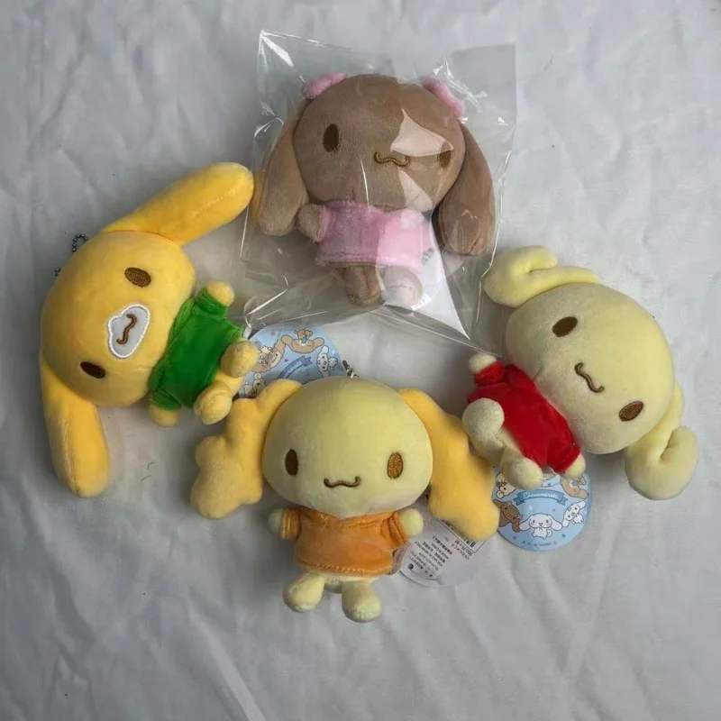 About 10Cm Kawaii Sanrio Mocha Cappuccino Milk Hoodie Collection Plush Stuffed Doll Keychain Student Canvas Bag Suspension Gift view 2