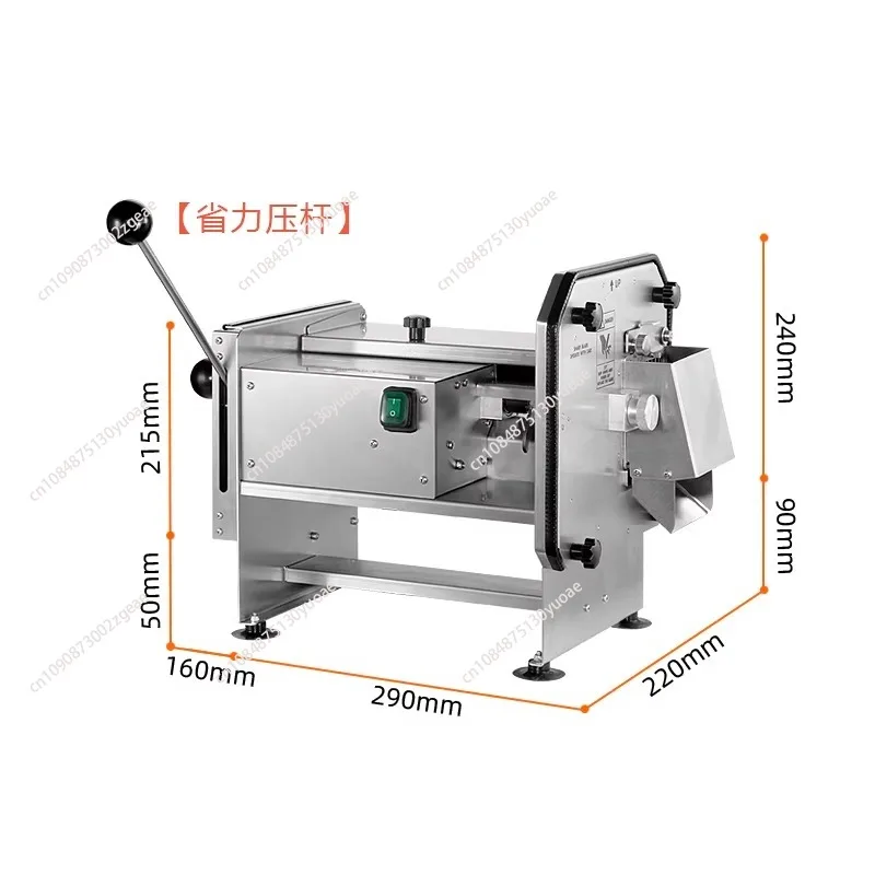 Electric Stainless Steel Vegetable and Fruit Dicing Machine Onion Carrot Ham Sausage Potato Dicer Cutter Machine
