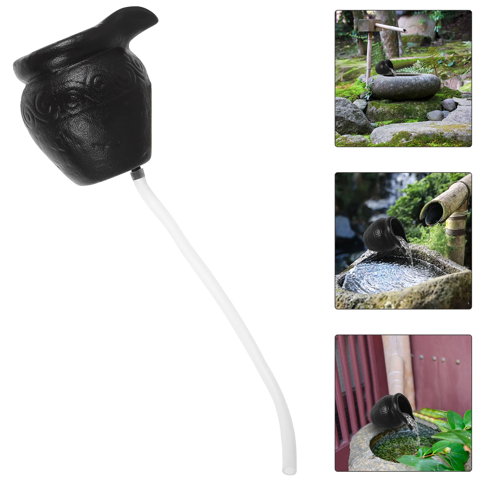 

Ceramic Fountain Decorative Water Circulation Outdoor Indoor Jar Landscape Waterfall Garden Fountain Decor Ceramic Jar