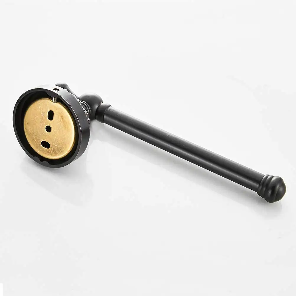 

Brass Roll Holder Paper Towel Bar Retro Black Bronze Simple Wall Mount Toilet Paper Holder Bathroom Organizer Storage Rack