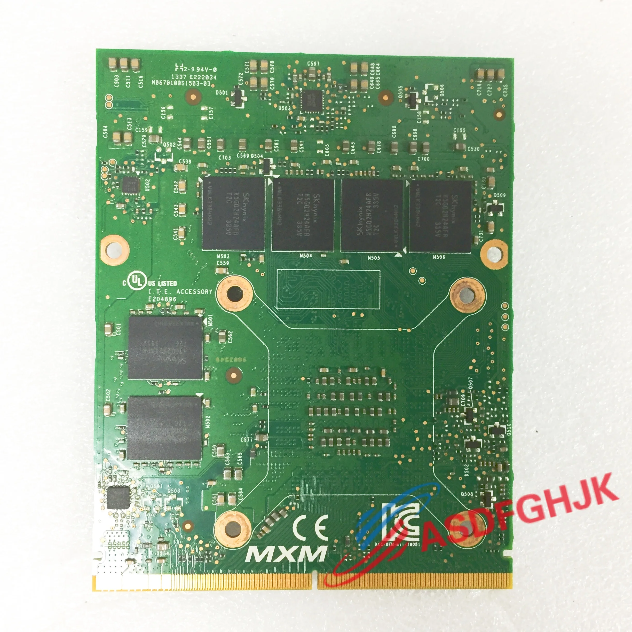 MS-1W0B1 graphics card BOARD for MSI GT70 GT60 GT660 GX680 and GX780 series laptops TEST OK