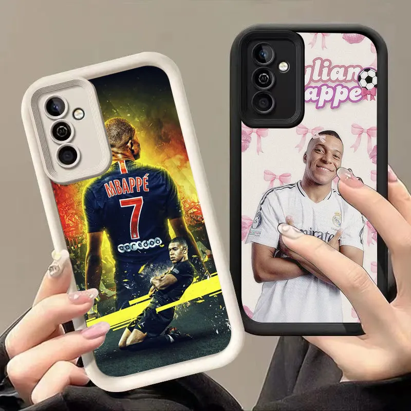 Funda de teléfono de hombre francés m-mbappe para Samsung Galaxy A03, A04, A05, A10, A20, A21, S, A04E, A06, A11, A30, A50, M12, M22, M54, 5G